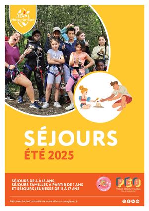 Brochure Séjours Été 2025