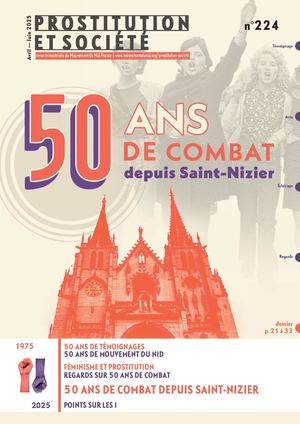 Prostitution et Société numéro 224 - 50 ans de combat depuis Saint-Nizier