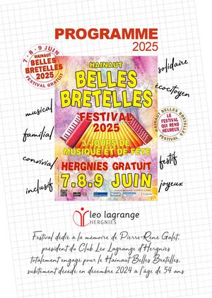 PROGRAMME DES BELLES BRETELLES 2025