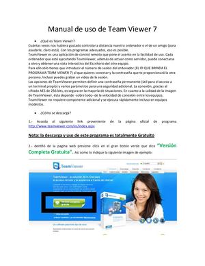 Manual De Uso Del Team viwer