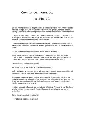 Cuentos De Informatica