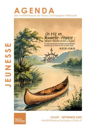 Agenda jeunesse des Médiathèques de Troyes Champagne Métropole - Avril à Juin 2025