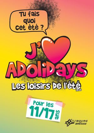 Programme été Adolidays 2025 - A6