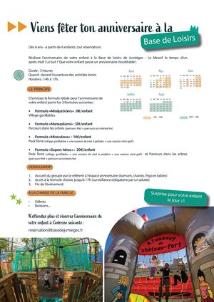 Anniversaire Base De Loisirs Jumieges Le Mesnil