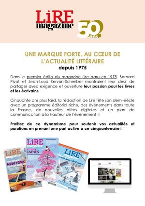 Kit Media Lire Magazine 2025