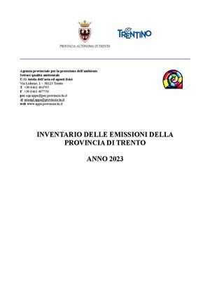 Inventario Emissioni 2023