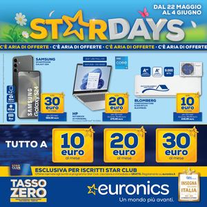 StarDays! Prezzi incredibili da Euronics!