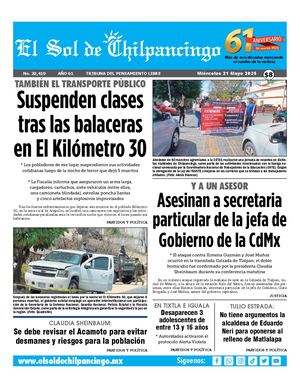 El Sol De Chilpancingo 21 Mayo 2025 Compressed