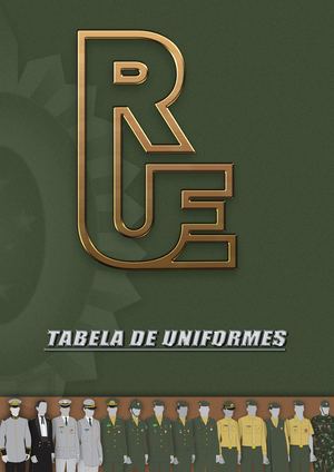 RUE - Tabela dos Uniformes Masculinos Femininos