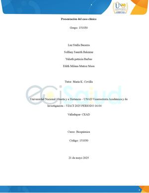 Presentación del caso clínico