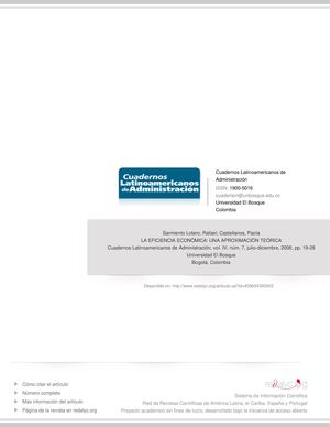 Eficiencia Economica