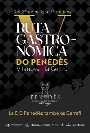 Llibret Ruta Gastronòmica DO Penedès 2025 a Vilanova i la Geltrú