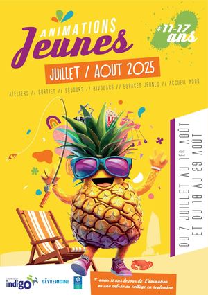 Animations jeunes (11-17 ans) - été 2025
