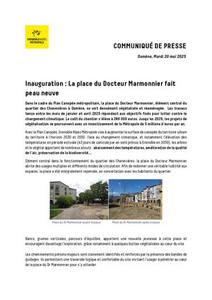Plan Canopée : La place du Docteur Marmonnier fait peau neuve