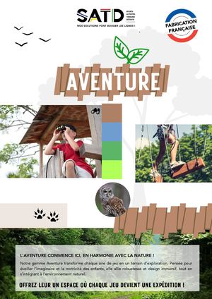 Brochure Aire de jeux Gamme AVENTURE 2025