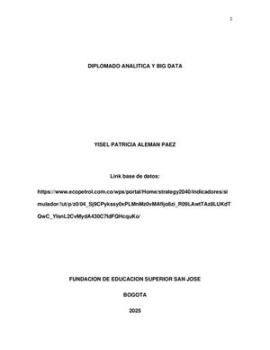 Informe Tecnico Ecopetrol