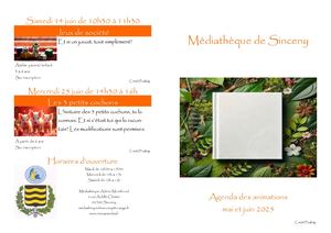 Agenda Mai Juin 2025