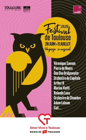 Festival de Toulouse - programme de l'édition 2025
