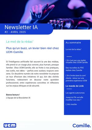 Newsletter Ia Avril 2025