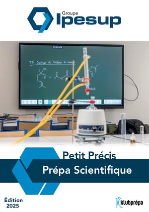 (Extrait) Petit Précis Prépa Scientifique 2025