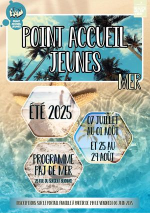 PAJ Mer été 2025 Programme Complet