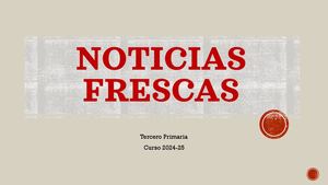 Noticias Frescas (3º primaria)