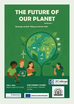 The Futur Of Our Planet By Erasmus 2025