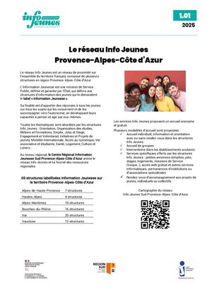 1 01 Le Réseau Info Jeunes Provence-Alpes-Côte d'Azur