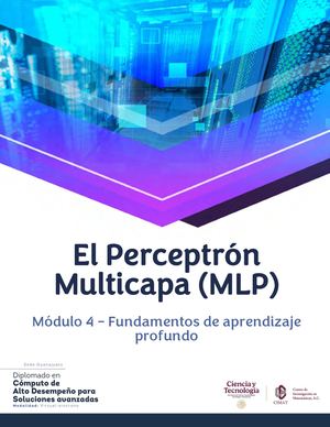 DL - M4U2S2 - Perceptrón Multicapa