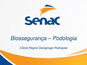 Biossegurança Podologia