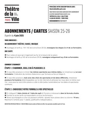 Abonnement Individuel SAISON 25-26