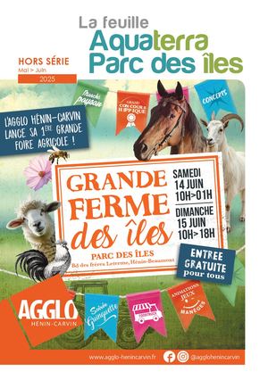 Feuille Aquaterra - Parc des îles / MAI-JUIN 2025