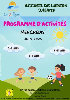 Les animations au Centre Social Eté 2025