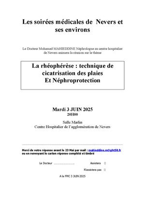 Calaméo - Invitation Fmc Nevers Hopital