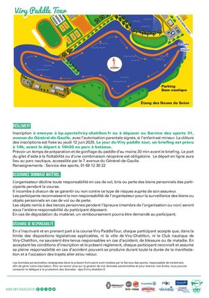 Règlement Paddle Tour 2025