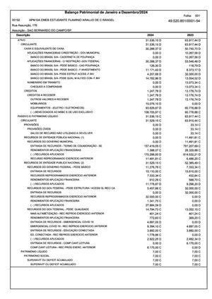 34 Balanço Patrimonial Do Exercicio De 2024