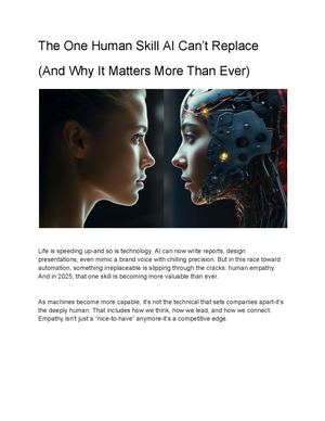 Calaméo - The One Human Skill Ai Can’t Replace (And …