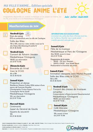 Ma ville s'anime - Ed. Coulogne anime l'été