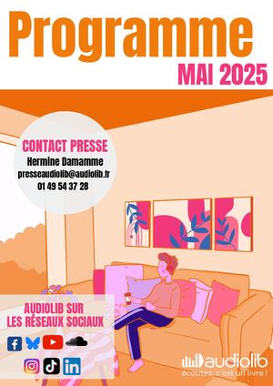 Programme de parutions Audiolib I Mai 2025
