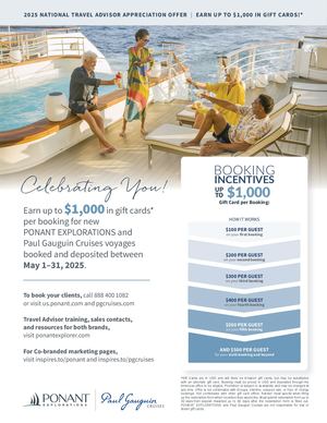 PONANT EXPLORATIONS & Paul Gauguin Cruises Celebrate Our Travel Advisors