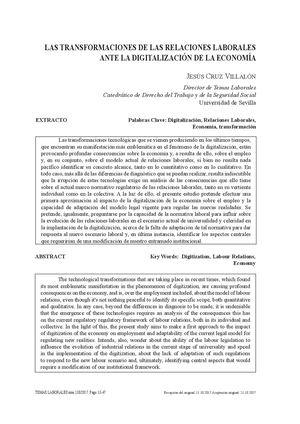 Transformaciones De Las Relaciones Laborales Ante La D 6552388