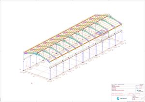 Modelo De Galpon Tekla