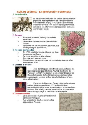 'Revolución Comunera En El Paraguay'