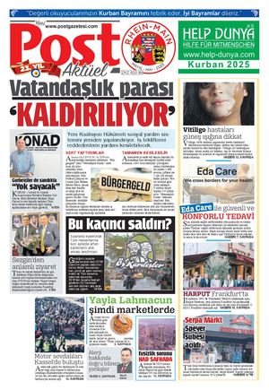 Post Gazetesi Rhein-Main MAYIS 2025