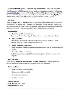 Agenzia Seo Cagliari