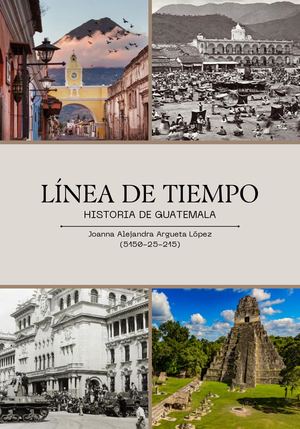 Linea De Tiempo Joanna Argueta