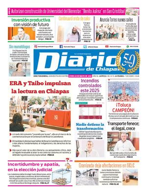 Portada, Lunes 26 De Mayo De 2025