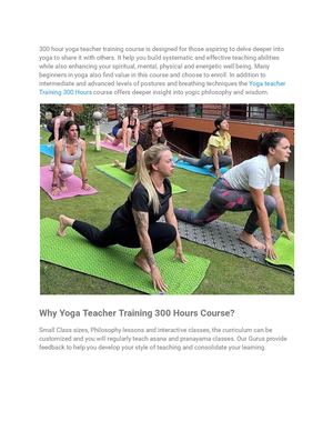 Best Yoga Teacher Training 300 Hours In Nepal