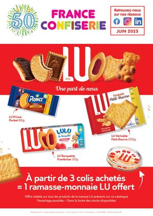 Catalogue France Confiserie Juin 2025