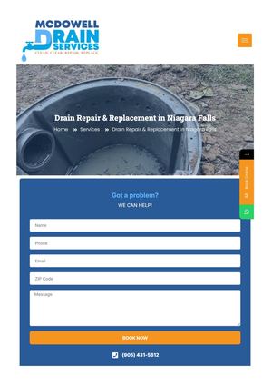 Drain Repair And Replacement Niagara Falls